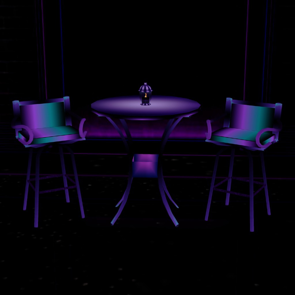 SMP Purp Neon Pub Chairs