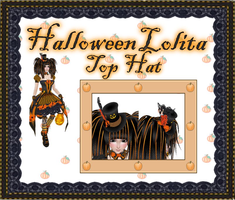 Halloween Lolita Top Hat!