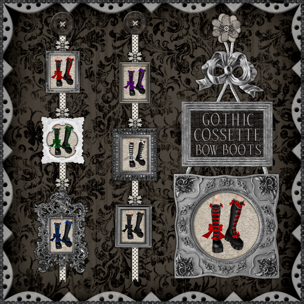 Gothic Cossette Bow Boots!