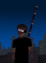 My original uchiha and sword W/ headband - 