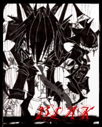 BLAK HEART - gahahaha BLAk-san without his headgear..;w;
*pets his head*

BLAK:..-A-;;