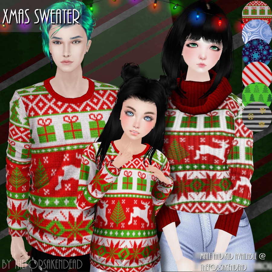 Christmas Sweaters for Male, Female and Kid