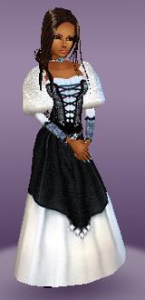 Lady w/ White Sleeves - 