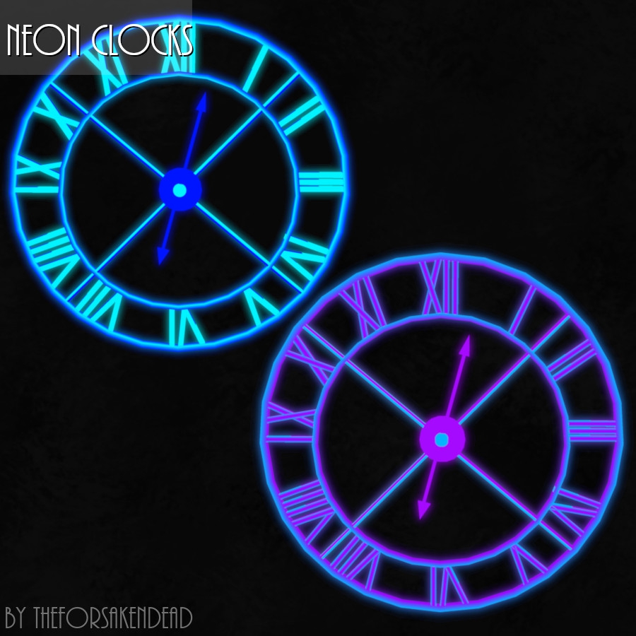 Neon Clocks