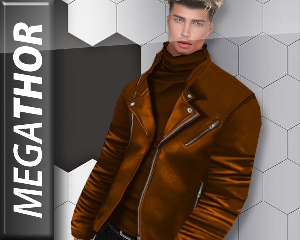 Leather Jacket Honey Color by MegaThor00