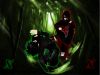Ninja Background - A background of meh differnt outs :D in a bamboo scenery :P