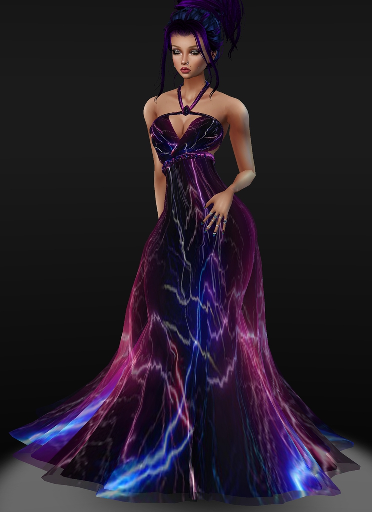 Electric Goddess Gown