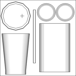 Can and cup map