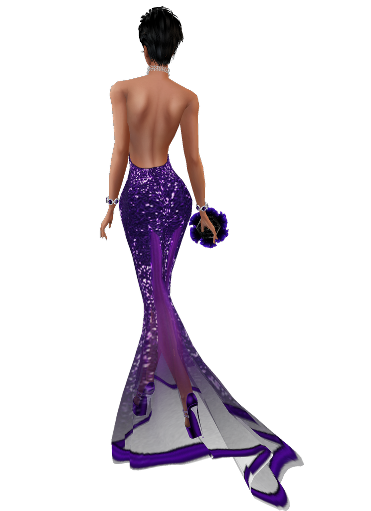 Purple Stain Gown
