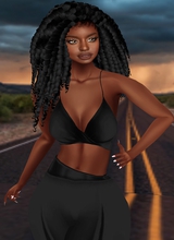 MZBLACKSATINWMSGOLD