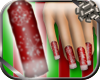 Christmas Snowfall Nails