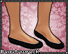 ß| Flats; black.