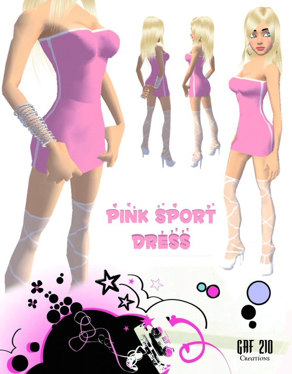 Pink Sport Dress by gaf210