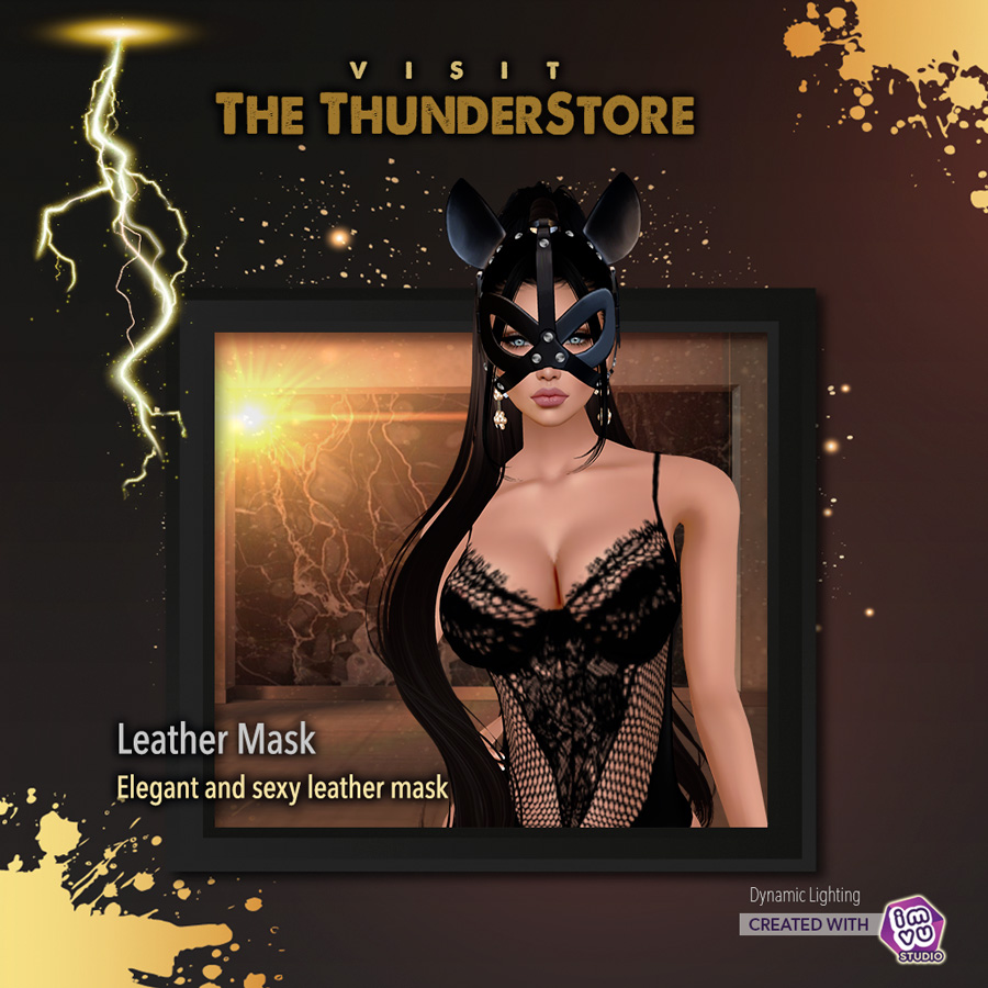Black Leather Mask by TH! The Thunderstore