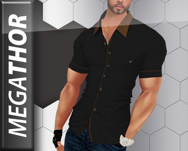Muscle Shirt Black by MegaThor00