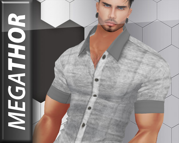 Muscle Shirt Grey Flannel by MegaThor00