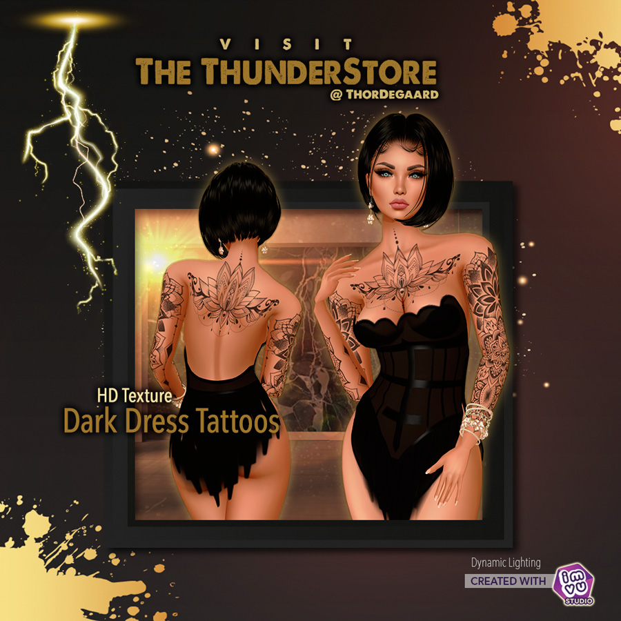Dark Dress Tattoo by TH! The Thunderstore