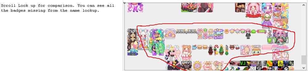 The biggest listing of IMVU badges