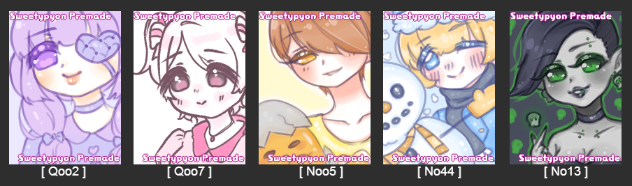 SALE: $7 ea. or all for $32