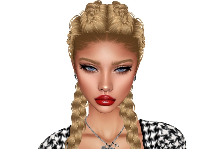House Aura IMVU Female Eyebrows - {House Aura} Full Eyebrows in Just Blonde
