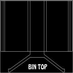 Bin top map